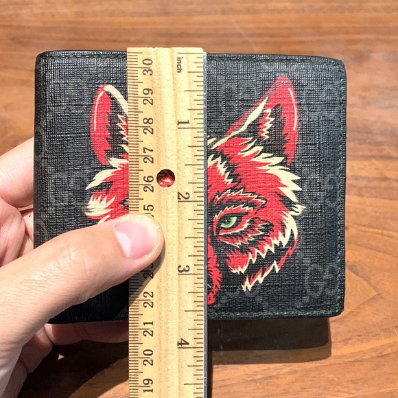 Gucci GG Supreme Wolf Bifold Small Wallet - Picture 13 of 13